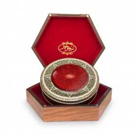 100 گرم خاتم جعبه چوبی سحرخیز